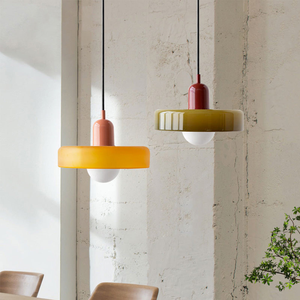 Mellan - Lampe Pendante En Verre Coloré