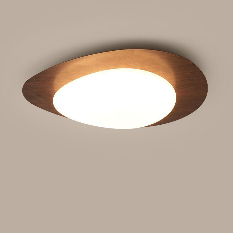 Plafonnier Led En Acrylique En Forme De Galet Scandinave Contemporain Pour Chambre À Coucher
