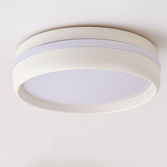 Plafonnier Led Encastré Rond Créatif En Fer Macaron