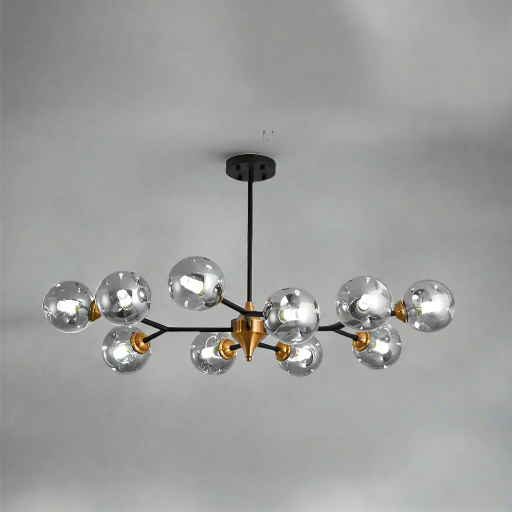 Nillan - Lustre Moderne En Verre Soufflé