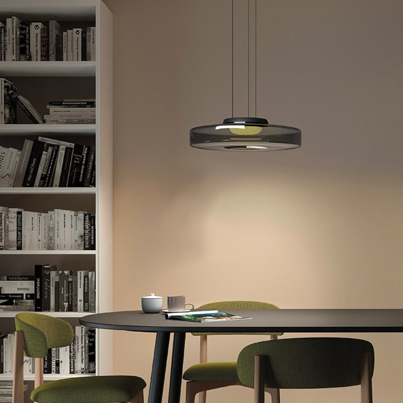 Naldor - Lampes Suspendues En Verre De Style Bauhaus