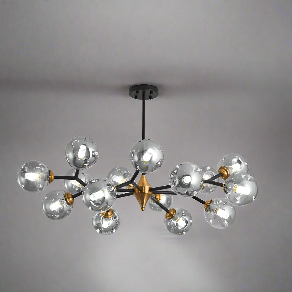 Nillan - Lustre Moderne En Verre Soufflé