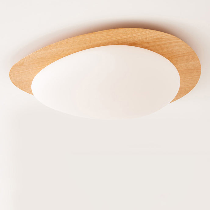 Plafonnier Led En Acrylique En Forme De Galet Scandinave Contemporain Pour Chambre À Coucher