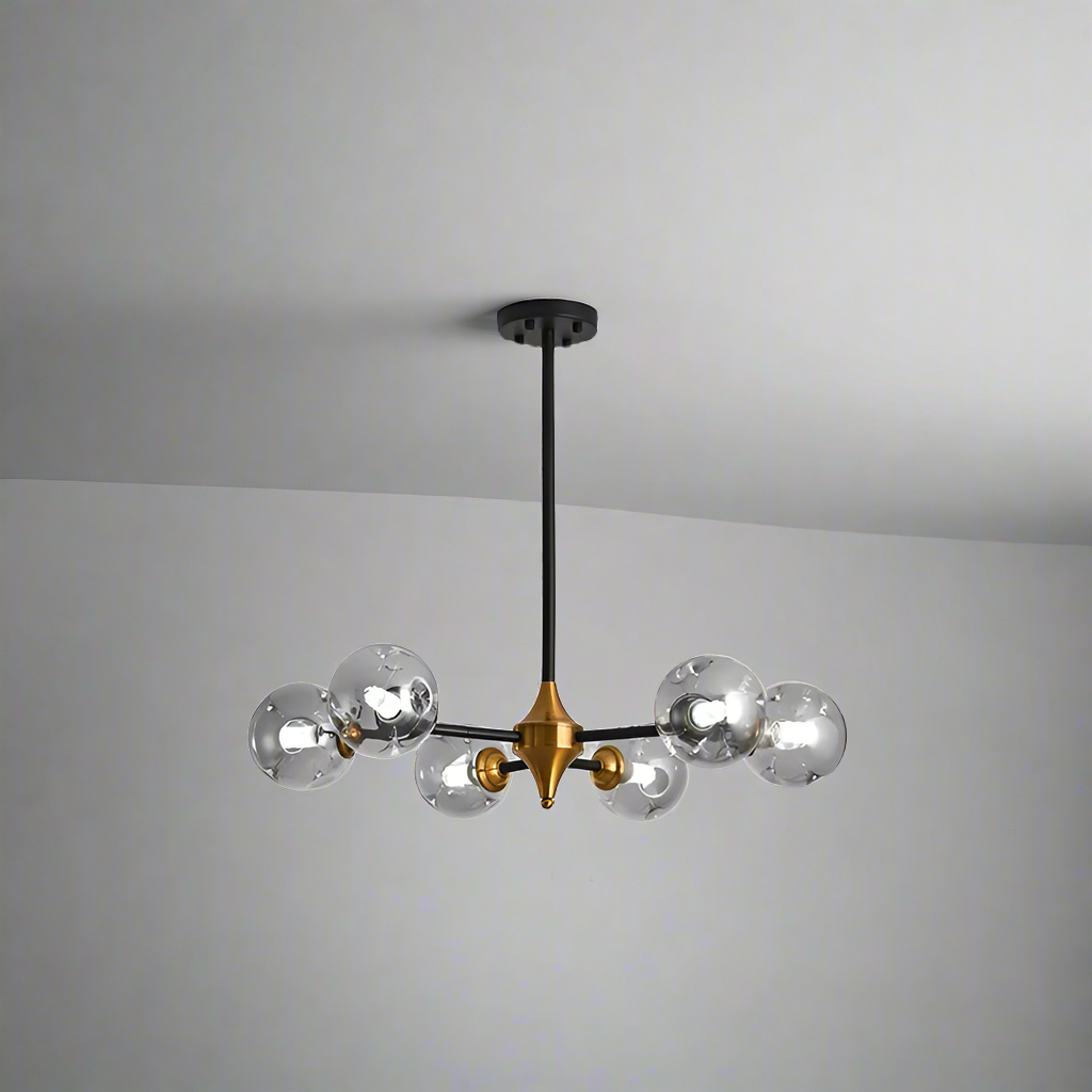 Nillan - Lustre Moderne En Verre Soufflé