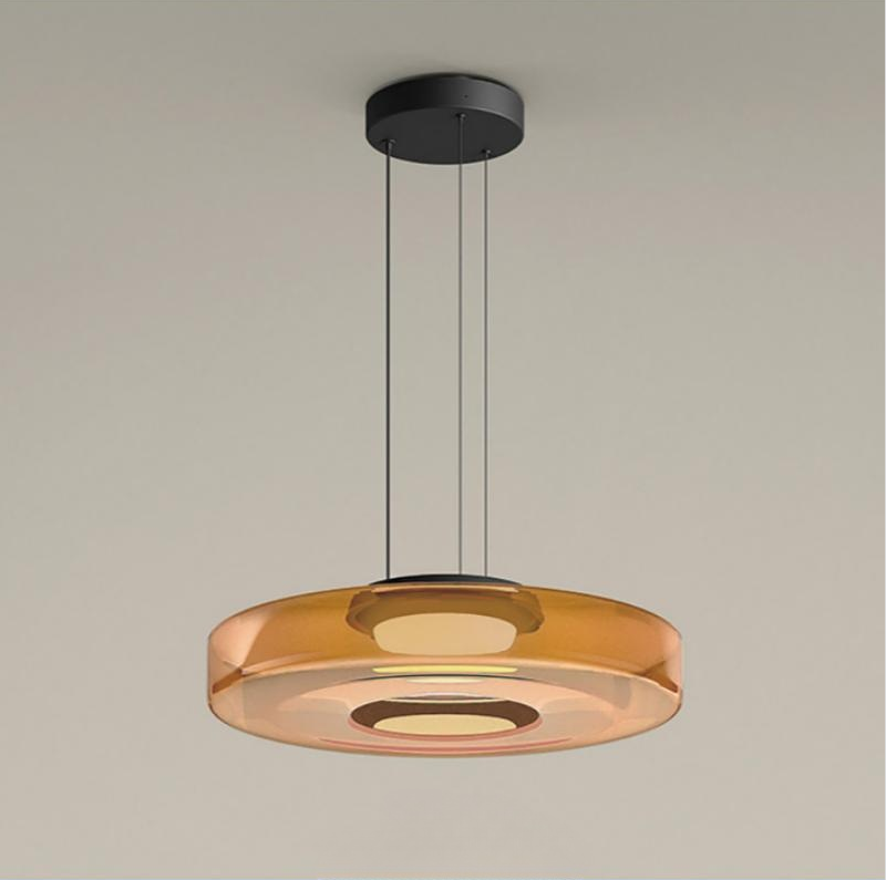 Naldor - Lampes Suspendues En Verre De Style Bauhaus