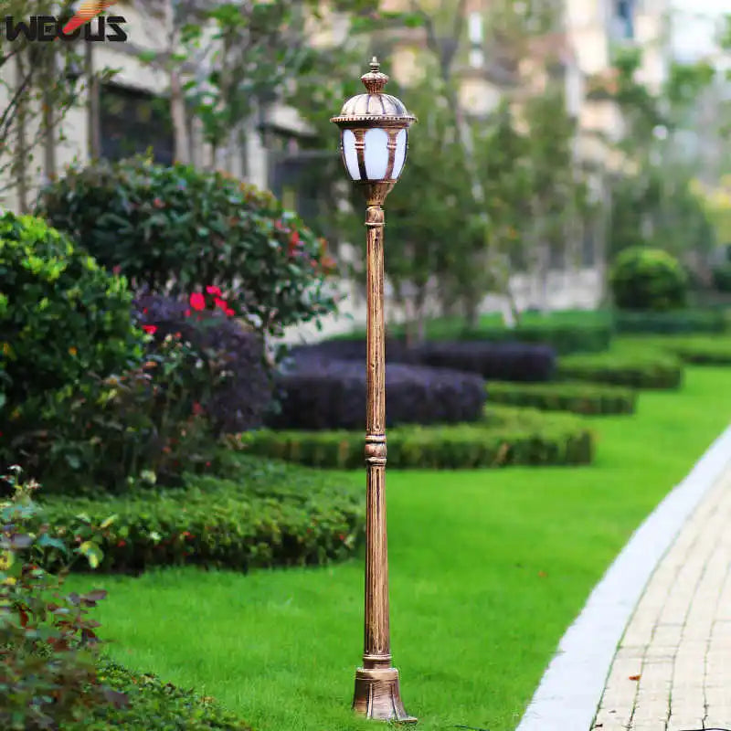 Lampadaire Antique Européen De Lumière De Jardin Imperméable Extérieure