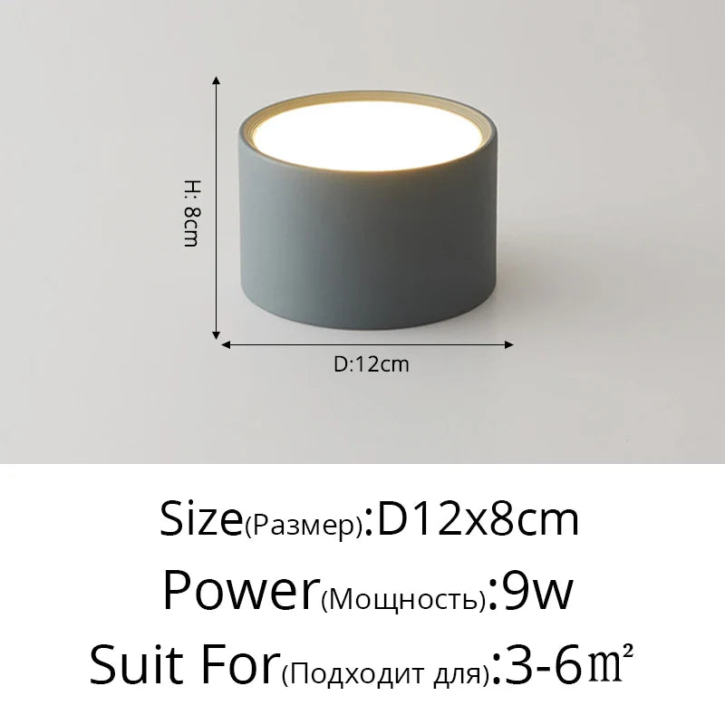 Spot De Plafond Led Rond En Métal