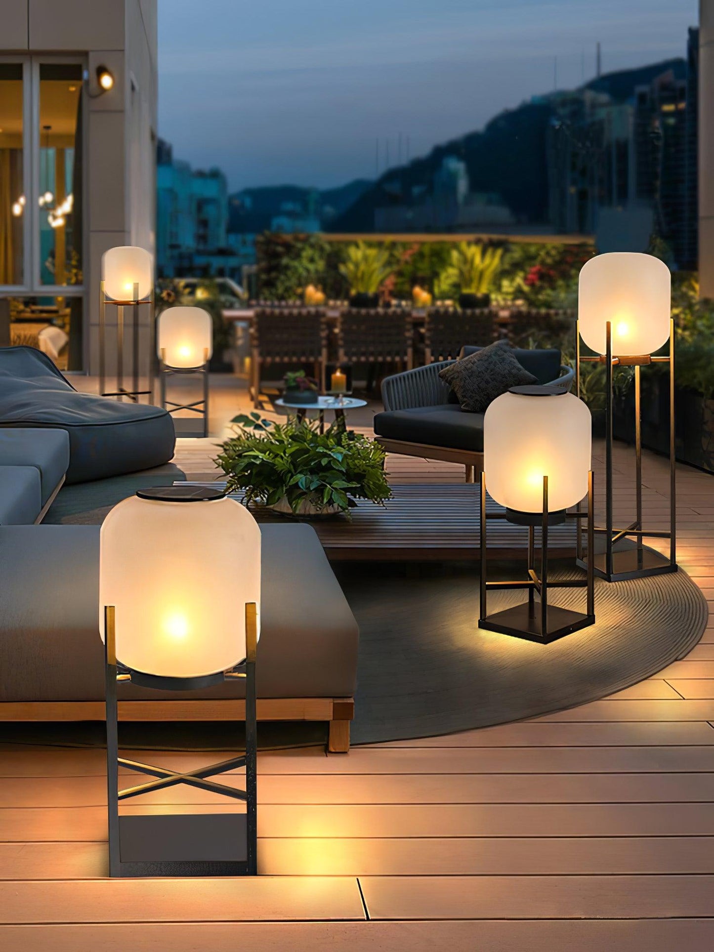 Lazieure - Lampadaire Solaire D'Extérieur