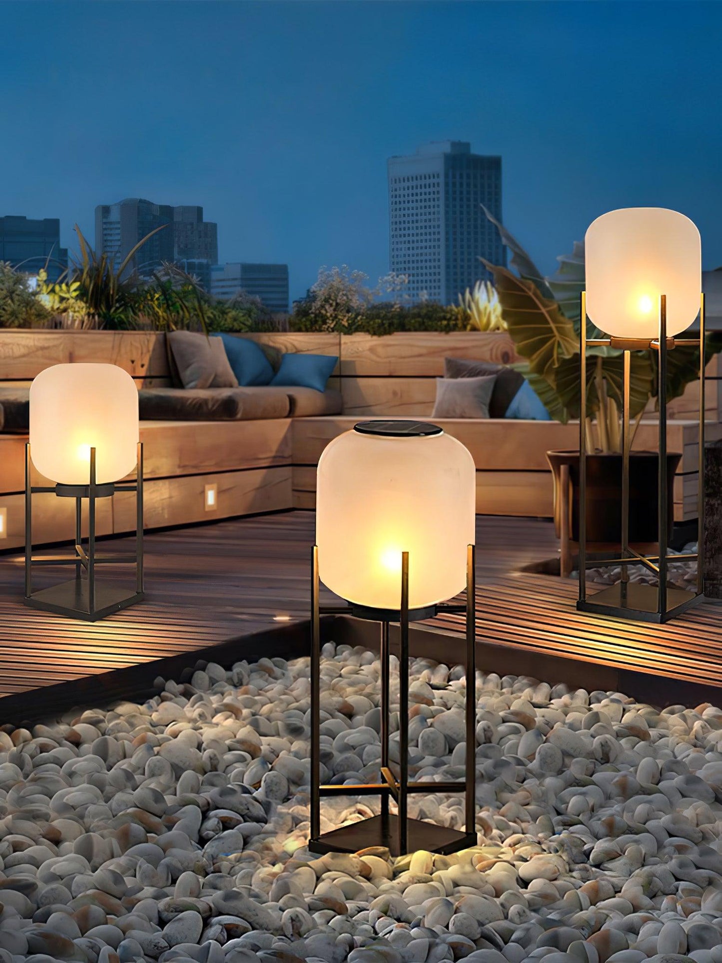 Lazieure - Lampadaire Solaire D'Extérieur