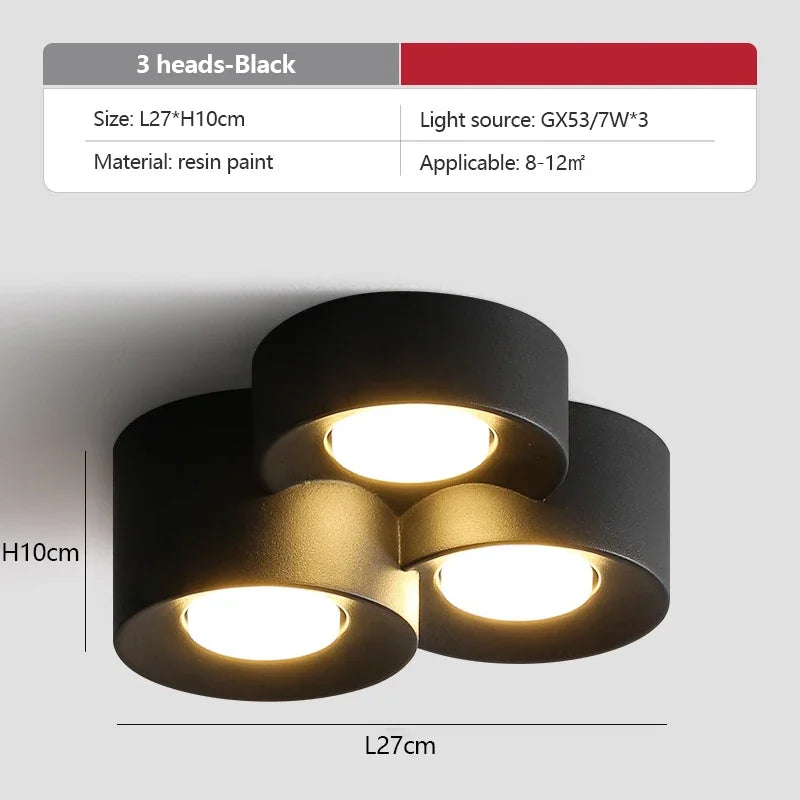 Plafonnier Led Rectangle Protection Des Yeux Spot Magique