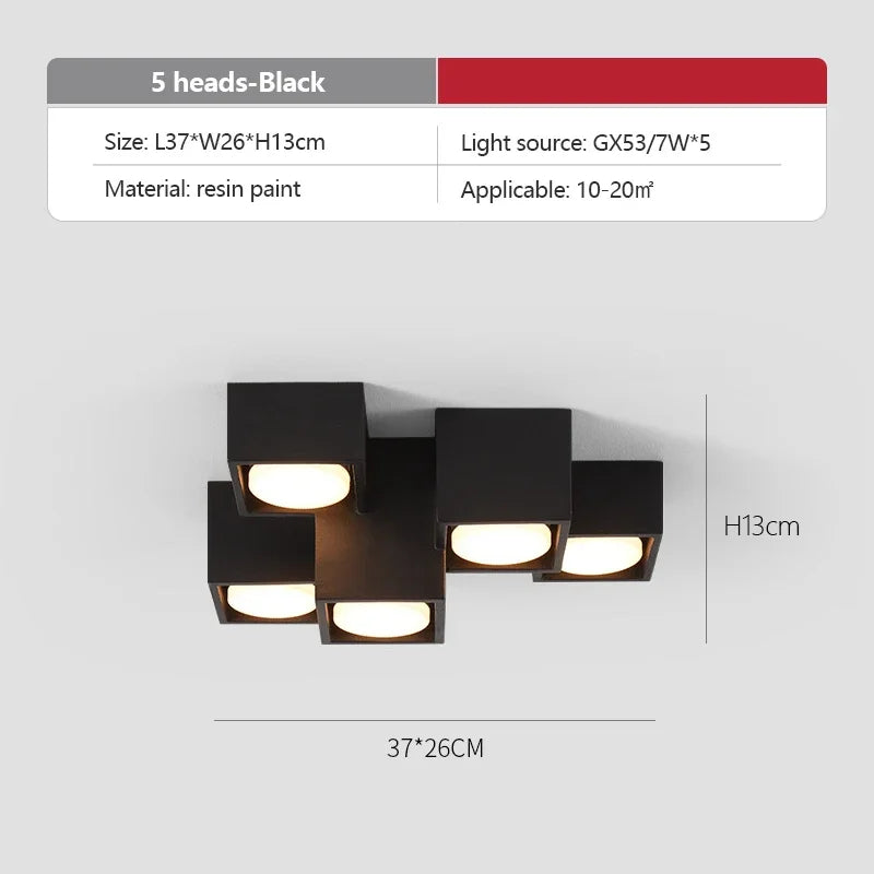 Plafonnier Led Rectangle Protection Des Yeux Spot Magique