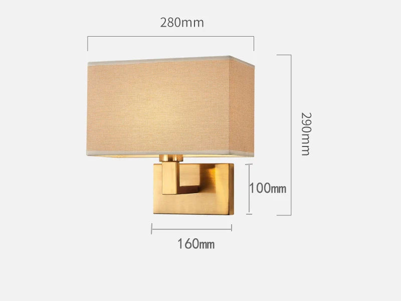 Appliques Murales Moderne Nordique Pour Chambre 3 Couleurs Abat-Jour