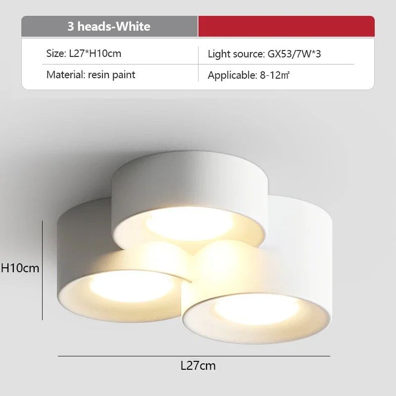 Plafonnier Led Rectangle Protection Des Yeux Spot Magique