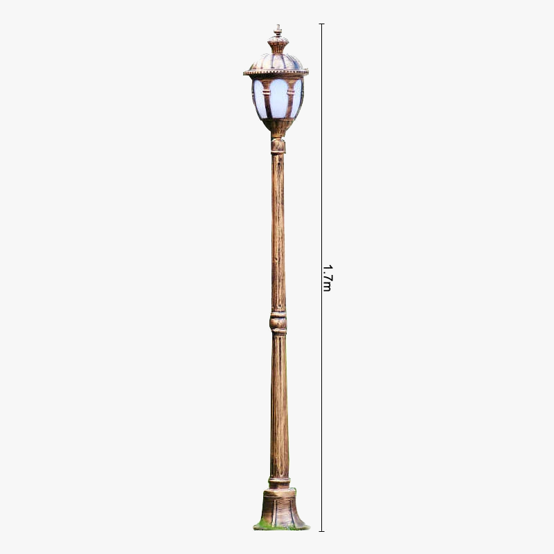 Lampadaire Antique Européen De Lumière De Jardin Imperméable Extérieure