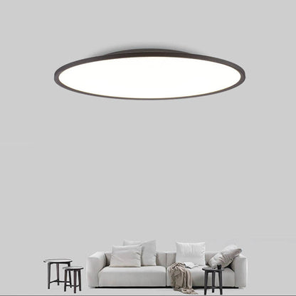 Plafonnier Led Encastré En Aluminium Acrylique Minimaliste Moderne À Abat-Jour Rond Pour Salon