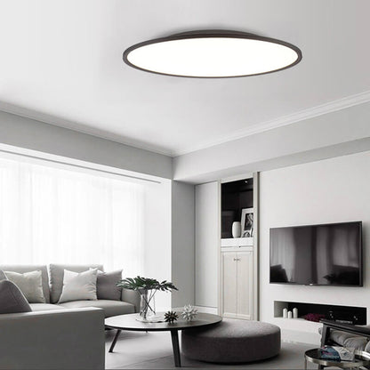 Plafonnier Led Encastré En Aluminium Acrylique Minimaliste Moderne À Abat-Jour Rond Pour Salon