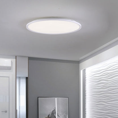 Plafonnier Led Encastré En Aluminium Acrylique Minimaliste Moderne À Abat-Jour Rond Pour Salon