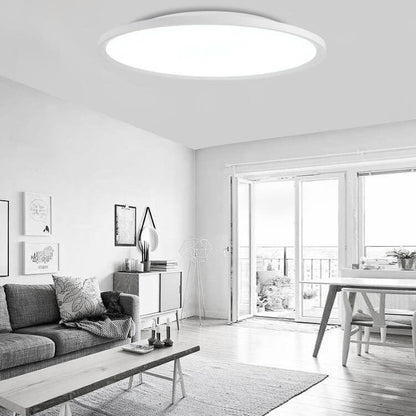 Plafonnier Led Encastré En Aluminium Acrylique Minimaliste Moderne À Abat-Jour Rond Pour Salon