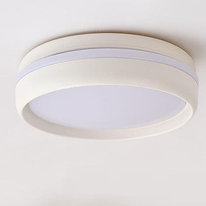 Plafonnier Led Encastré Rond Créatif En Fer Macaron