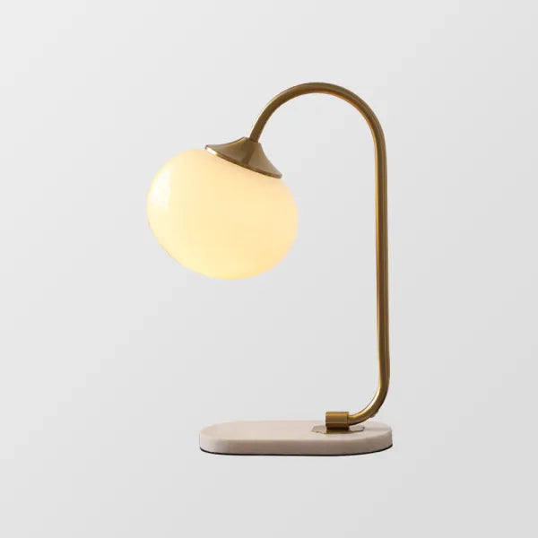 Harvon - Lampe de table Marshmallow en métal et verre