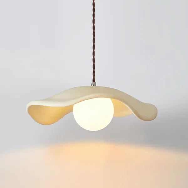 Lampe Suspendue Créative De Salle À Manger Wabi Sabi En Forme De Feuille De Lotus