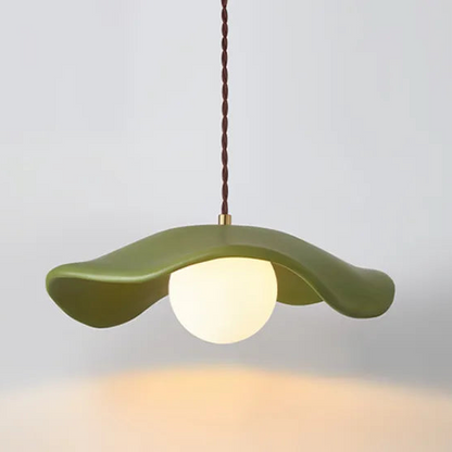 Lampe Suspendue Créative De Salle À Manger Wabi Sabi En Forme De Feuille De Lotus