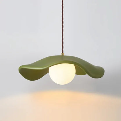 Lampe Suspendue Créative De Salle À Manger Wabi Sabi En Forme De Feuille De Lotus