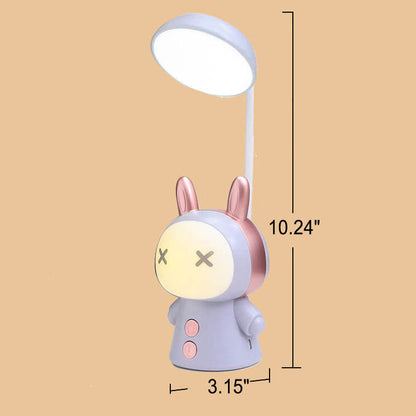 Lampe De Bureau Led Colorée Pour Enfants En Forme De Poupée De Dessin Animé En Abs