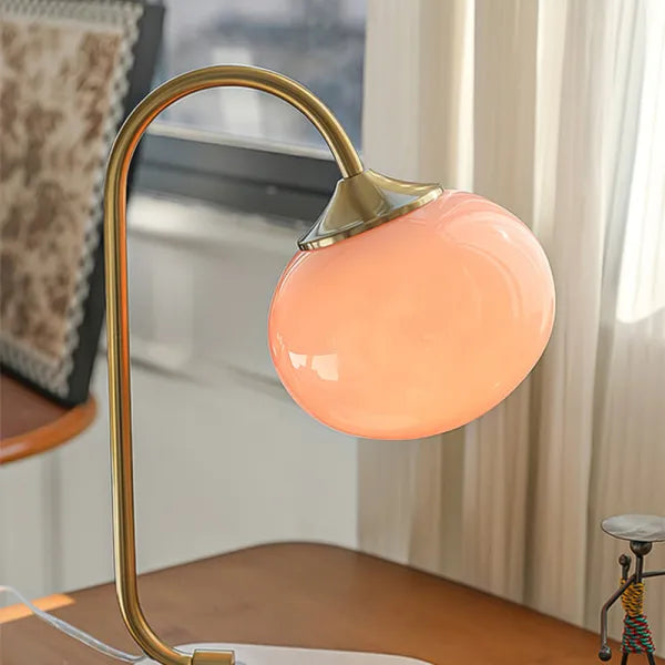 Lampe De Table En Métal Et Verre Marshmallow