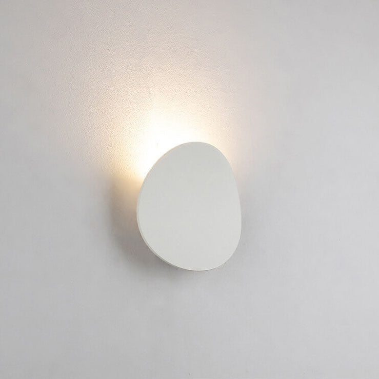 Applique Murale D'Intérieur Et D'Extérieur À Led Ronde Minimaliste À 1 Ampoule