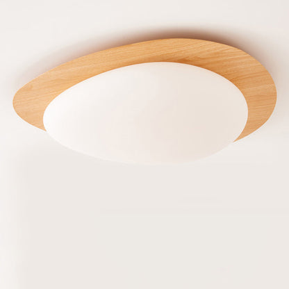 Plafonnier Led En Acrylique En Forme De Galet Scandinave Contemporain Pour Chambre À Coucher