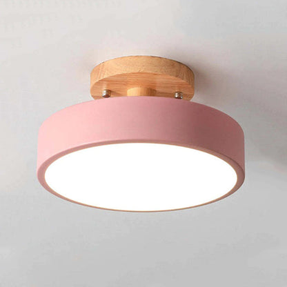 Plafonnier Led Moderne En Bois