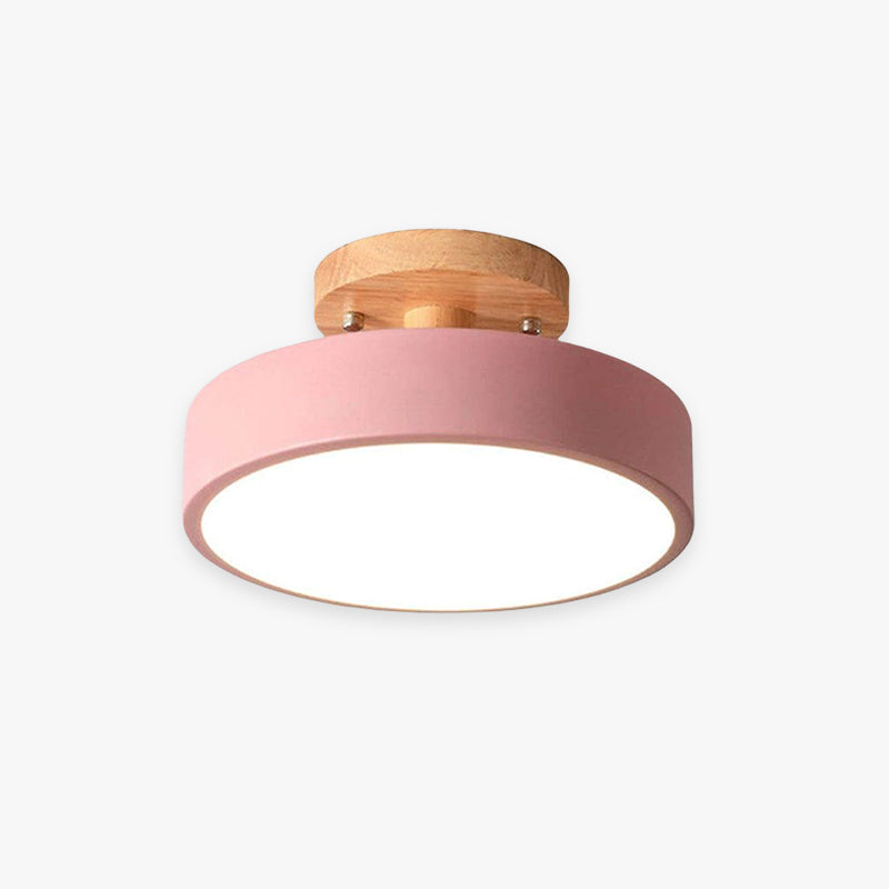 Plafonnier Led Moderne En Bois