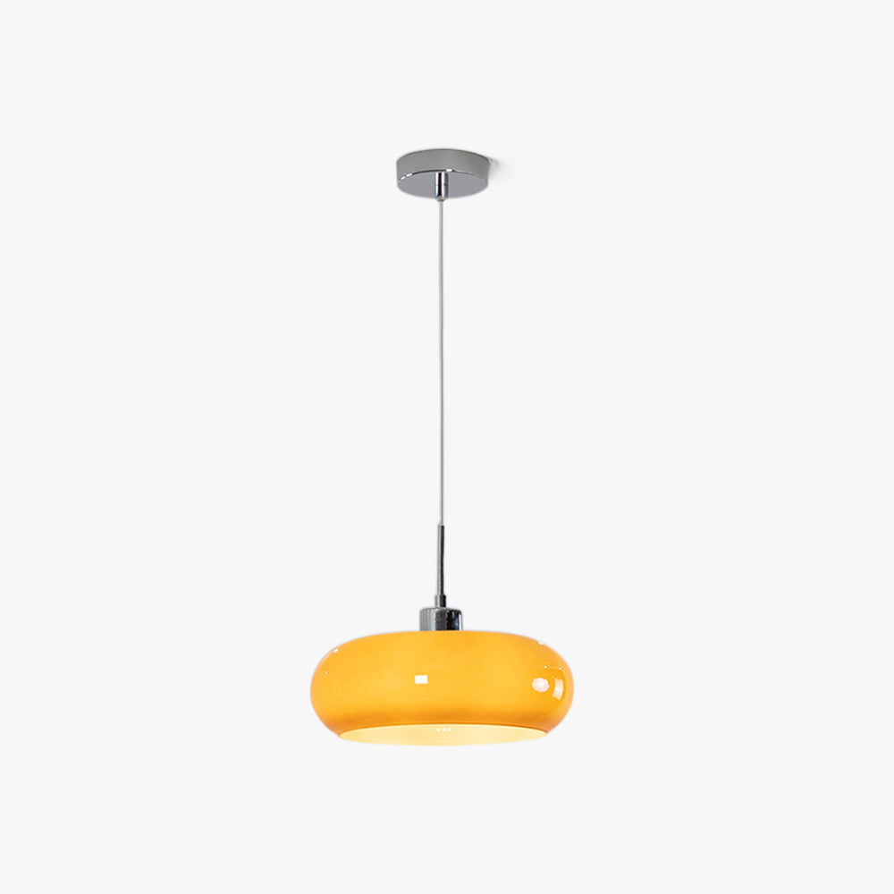 Lampe suspendue en verre en forme de pain Hailie