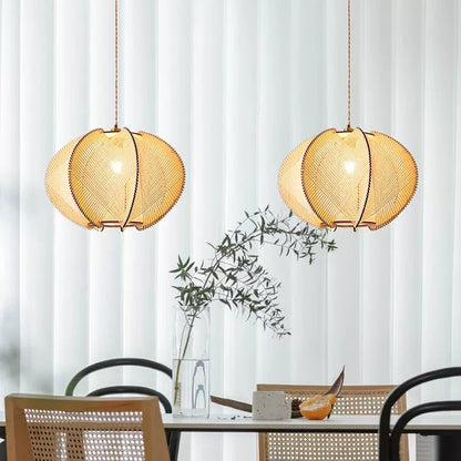 Lampes Suspendues En Bois Scandinaves Du Milieu Du Siècle