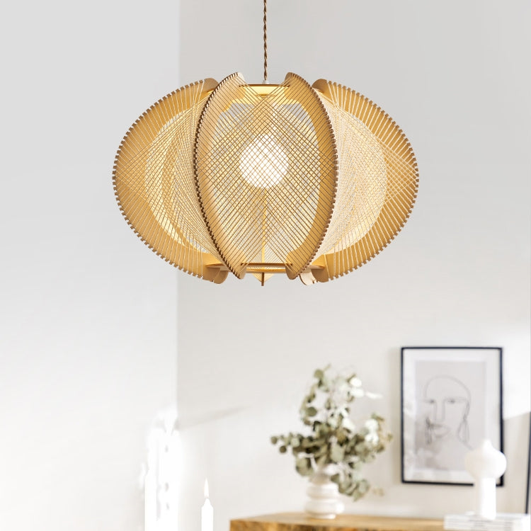 Lampes Suspendues En Bois Scandinaves Du Milieu Du Siècle