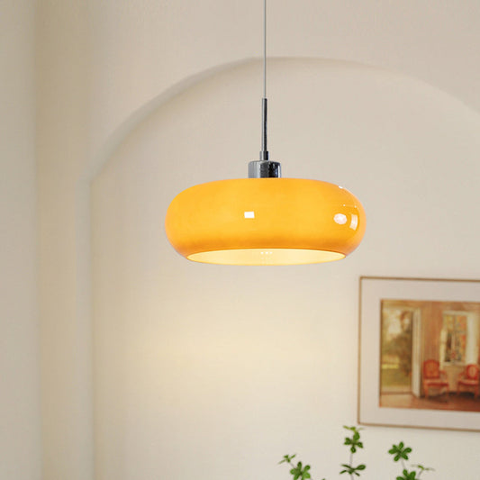 Lampe suspendue en verre en forme de pain Hailie