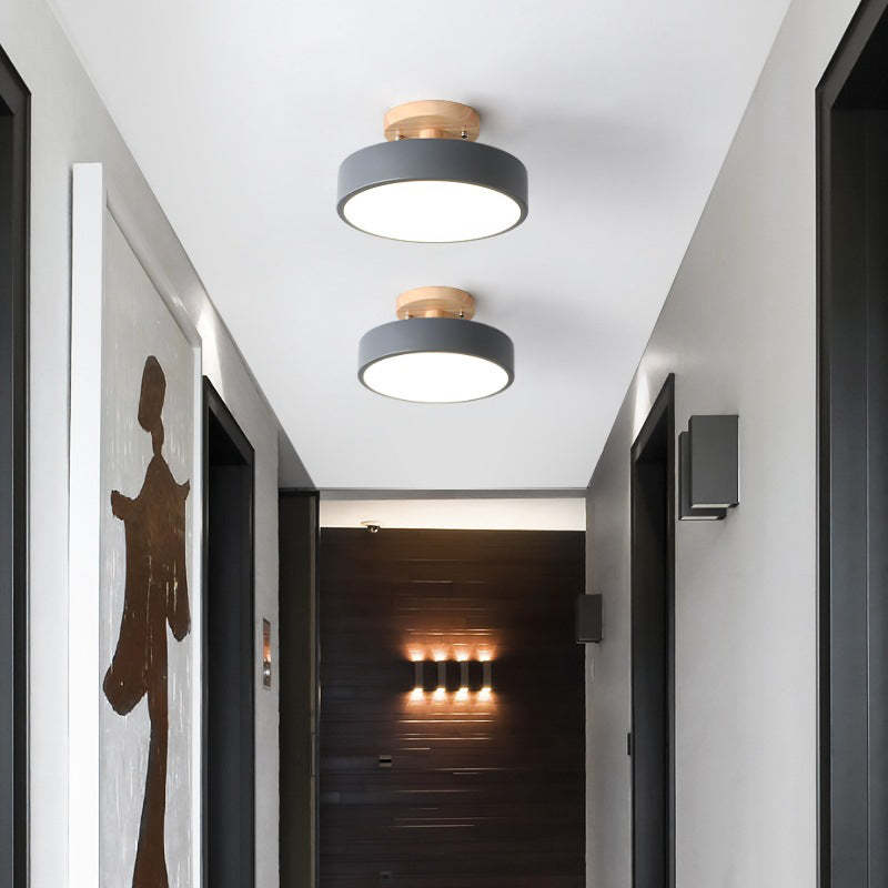 Plafonnier Led Moderne En Bois