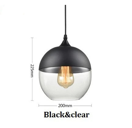 Lampe À Suspension Luxueuse Jevaglo En Verre Et Bois