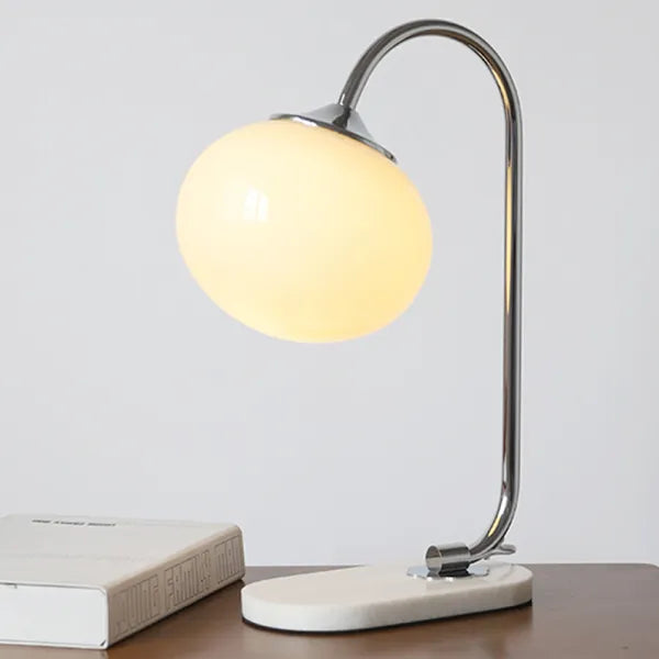 Harvon - Lampe de table Marshmallow en métal et verre