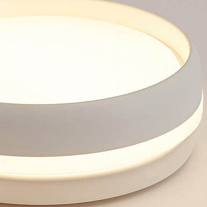 Plafonnier Led Encastré Rond Créatif En Fer Macaron