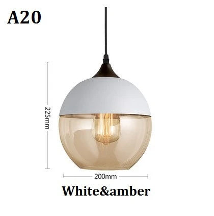 Lampe À Suspension Luxueuse Jevaglo En Verre Et Bois