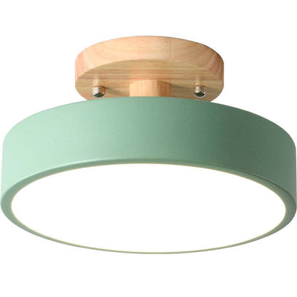 Plafonnier Led Moderne En Bois