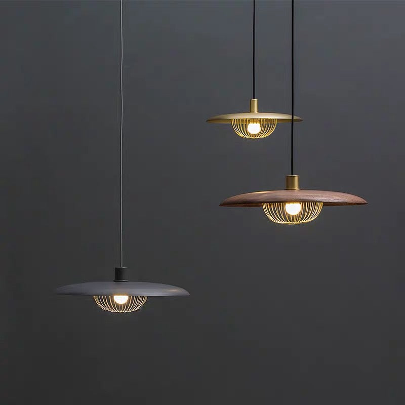 Lampes Suspendues Imitation Bois