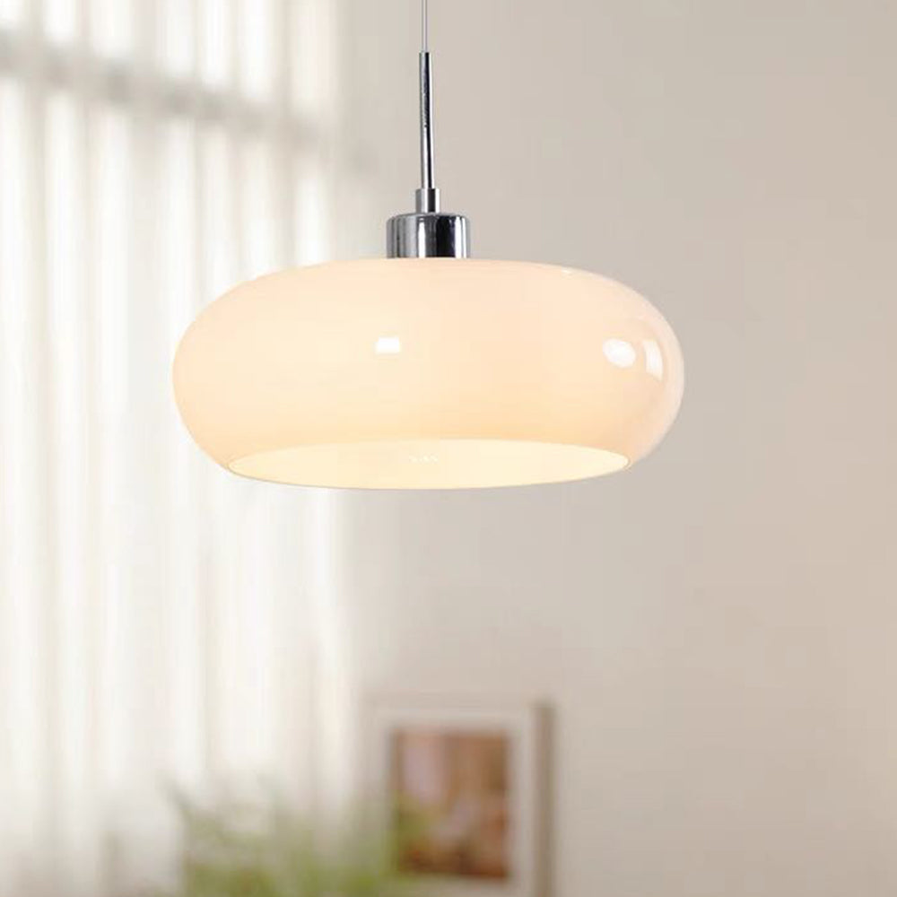 Lampe suspendue en verre en forme de pain Hailie