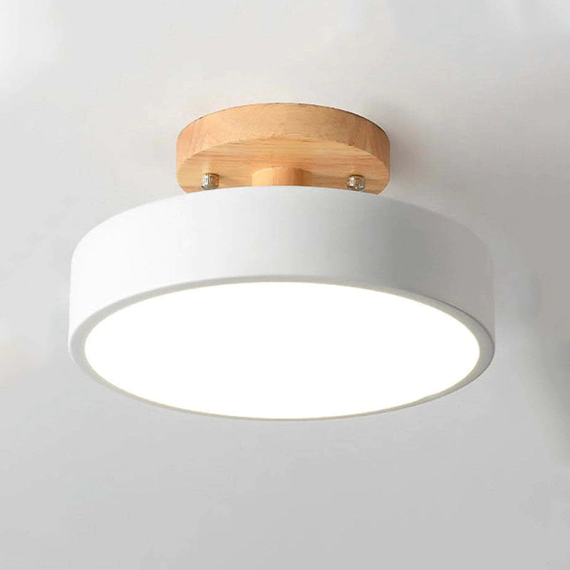 Plafonnier Led Moderne En Bois