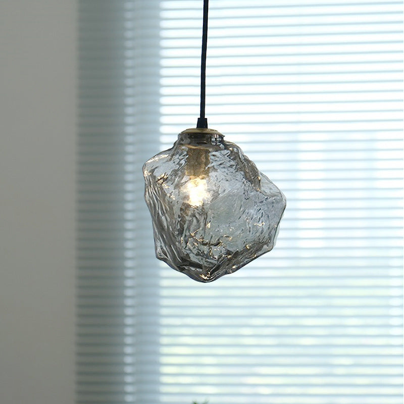 Lampe Suspendue En Verre De Lave