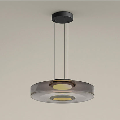 Naldor - Lampes suspendues en verre de style Bauhaus