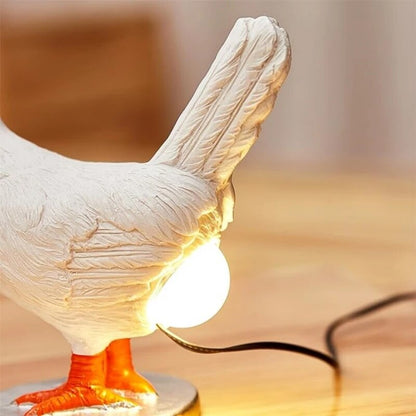 Chickenlamp - Lampe De Table Amusante En Forme De Poulet