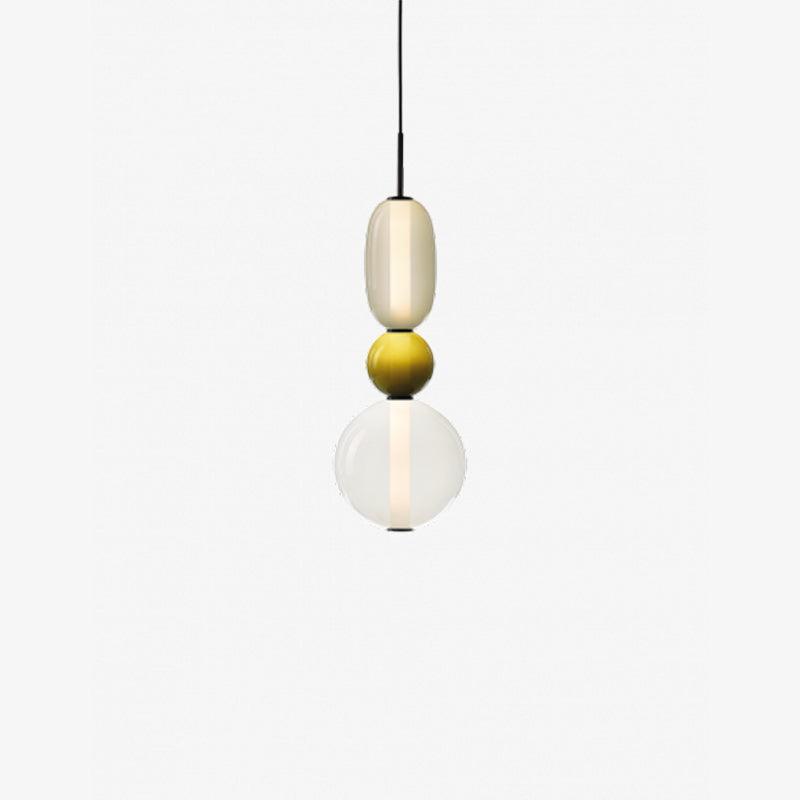 Lampe pendante en verre confit